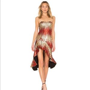 Red & Gold sequence dress ❤️💛